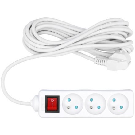 VOREL Prelungitor electric cu întrerupător de distribuție cu 3 căi