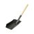 VOREL Lopată pentru cărbune 500 x 195 x 110 mm cu mâner scurt de lemn