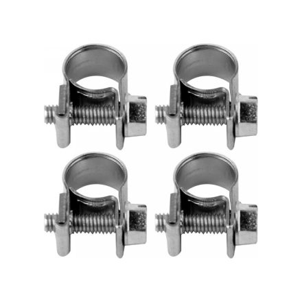 VOREL Colier de prindere pentru furtun, 14 - 16 mm (4 buc)