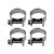 VOREL Colier de prindere 20 - 22 mm (4 buc.)