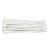 VOREL Bride pentru cablu 100 x 2,5 mm alb (100 buc)