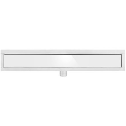 FALA Sifon de dus 600 mm Sticla alba inox