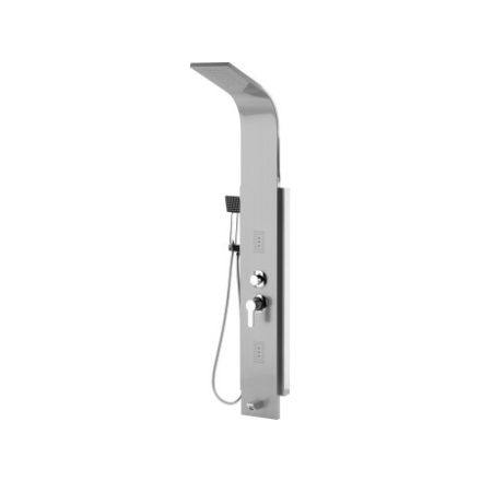 FALA Panou de dus STEELY 6 inox