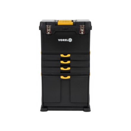 VOREL Cutie de scule pe roți 3 părți 450 x 280 x 820 mm