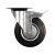 VOREL Roată industrială cu frână de furcă pivotantă 160 mm 130 kg