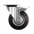 VOREL Roată industrială cu frână de furcă pivotantă 200 mm 150 kg