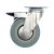 VOREL Roată industrială cu frână de furcă pivotantă 50 mm 20 kg