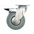 VOREL Roată industrială cu frână de furcă pivotantă 100 mm 45 kg