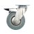VOREL Roată industrială cu frână de furcă pivotantă 100 mm 45 kg