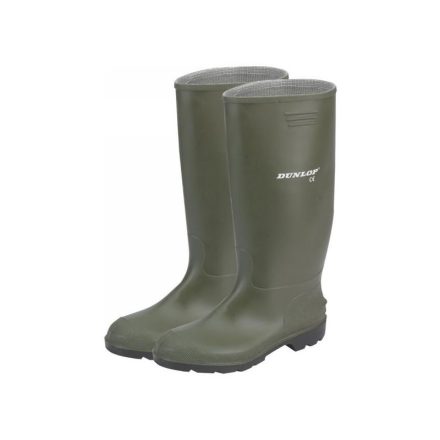 DUNLOP Cizme din cauciuc, rezistente la acid-alcali, verde marimea 43
