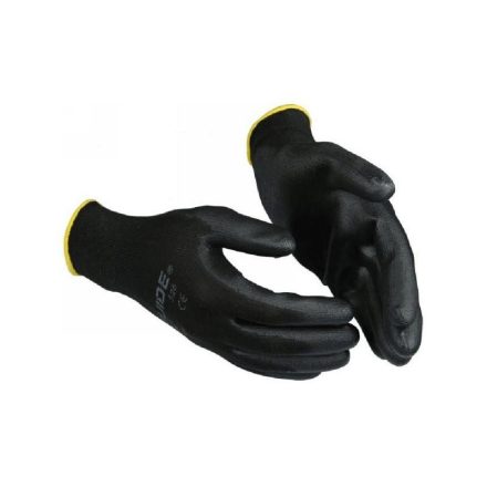 GHID 526 Mănuși de protecție a muncii îmbibate cu PU, negre STL 10