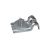 Clemă metalică semicirculară ignifugă CELO cu prefixare M22 single (100 buc)