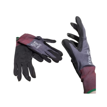 Mănuși cu fire scufundate anti-alunecare 9 GRIP GLASS