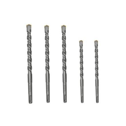 INGCO Set de burghie pentru roci, 5 piese, 6-12 mm SDS-Plus