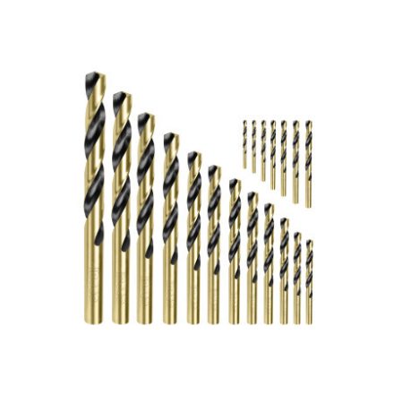 INGCO Set de burghie elicoidale 19 piese 1-10 mm HSS cilindric