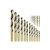 INGCO Set de burghie elicoidale 19 piese 1-10 mm HSS cilindric