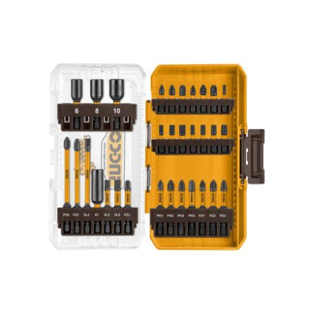 INGCO Set de vârfuri pentru impact 31 piese S2