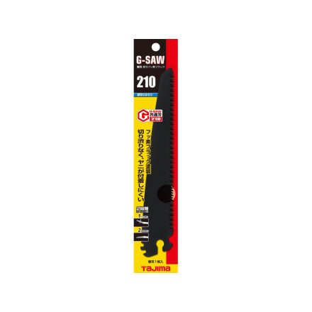 TAJIMA G-Saw Lamă de ferăstrău de tragere 210 mm 3,00 mm / 9TPI cu acoperire fluorină