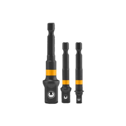 INGCO Adaptor pentru cheie tubulară 3 piese 1/4" Hex-->1/2", 1/4", 3/8"