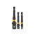 INGCO Adaptor pentru cheie tubulară 3 piese 1/4" Hex-->1/2", 1/4", 3/8"