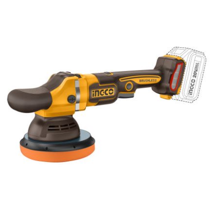 Polizor cu acumulator INGCO 150 mm fără perii de carbon 20 V (fără acumulator și încărcător)