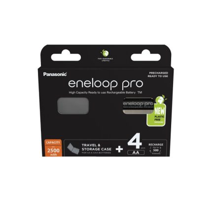 Baterie ENELOOP PRO AA/creion 1,2 V 2500 mAh baterie + cutie baterie (4 buc)