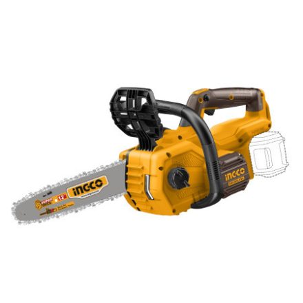 INGCO Fierăstrău cu lanț pe baterie 300 mm fără perii de carbon 20 V (2 x 4,0 Ah baterie + încărcător)