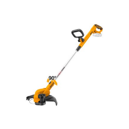 INGCO Trimmer pentru bordură cu baterie 300 mm 20 V (1 x 2,0 Ah baterie + încărcător)