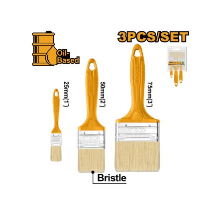 Set de pensule INGCO, 3 piese