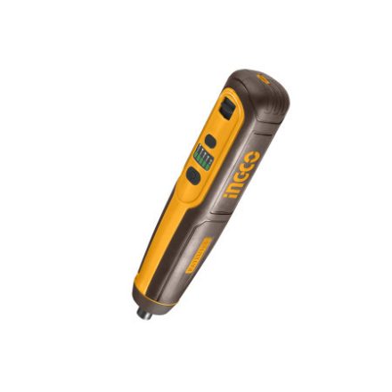 Șurubelnică cu acumulator INGCO 5 Nm 4 V + set de 43 de biți (încărcare USB-C)