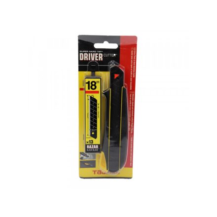 TAJIMA Driver Cutter Grip Cuțit cu lamă retractabilă 18 mm automata + 13 lame