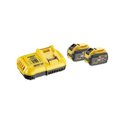 Set baterie DEWALT FlexVolt și încărcător rapid 18 V (2 x 9 Ah) DCB118X2