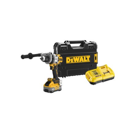 DEWALT Masina de gaurit si insurubat cu acumulator, 18 V, 168 Nm (1 x 8,0 Ah baterie + încărcător) TSTAK
