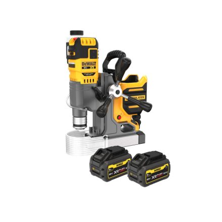 Mașină de găurit magnetică fără fir DEWALT 18 V (2 x 9,0 Ah baterii + încărcător) DCD1623X2G