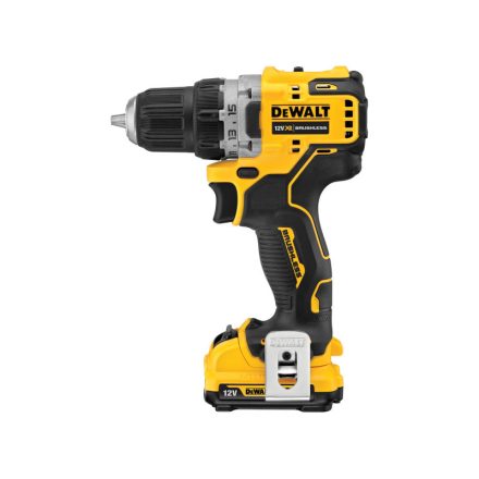 DEWALT mașină de găurit cu acumulator 12 V fără perie de cărbune (2 x 2,0 Ah baterie + încărcător) DCD701D2