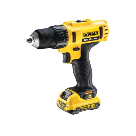 DEWALT mașină de găurit cu acumulator 12 V fără perie de cărbune (2 x 2,0 Ah baterie + încărcător) DCD710D2