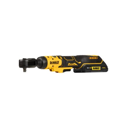 DEWALT Cheie cu clichet fără fir 18 V (1 x 2,0 Ah baterie + încărcător + insert PUR) DCF513D1G