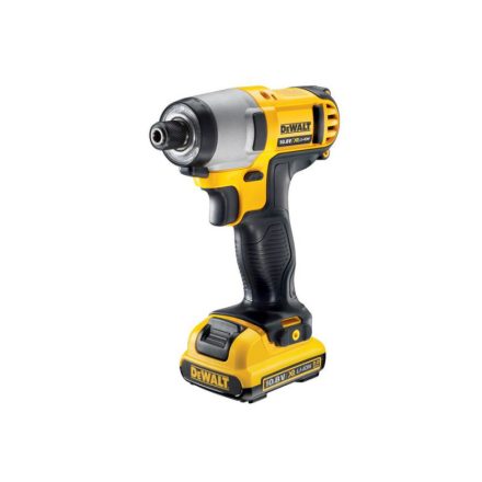 DEWALT șofer cu impact fără fir 10,8 V (2 x 2,0 Ah baterie + încărcător) DCF815D2
