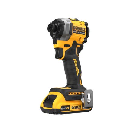 Șofer cu impact DEWALT 18 V fără perie de cărbune (2 x 2,0 Ah baterie + încărcător + TSTAK) DCF850D2T