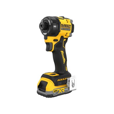 Șurubelnic cu percuție hidraulic pe baterie DEWALT 18V 1/4" 50 Nm în cutie (2 x 1,7 Ah baterie + încărcător)