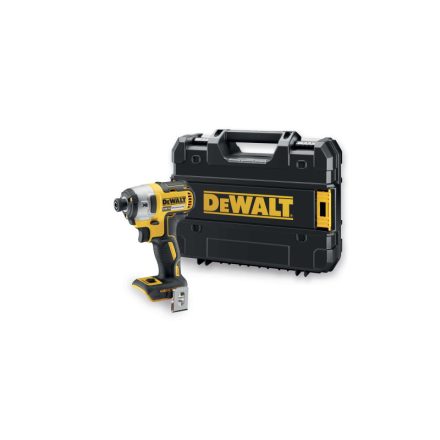 DEWALT Șurubelniță cu impact cu acumulator, 18 V, fără perii, 205 Nm (fără acumulator și încărcător, TSTAK) DCF887NT