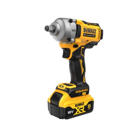 Șofer cu impact DEWALT 18 V fără perie de cărbune (2 x 5,0 Ah baterie + încărcător + TSTAK) DCF891P2T