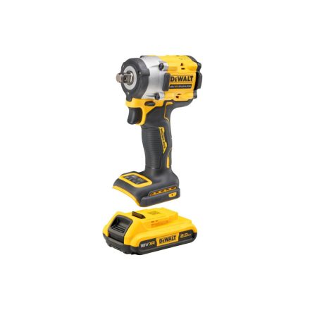DEWALT șofer cu impact fără fir 18 V (2 x 2,0 Ah baterie + încărcător + TSTAK) DCF921D2T