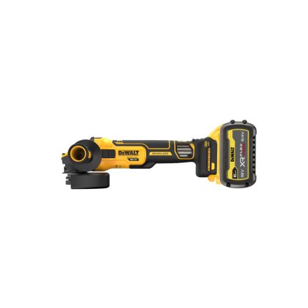 Polizor unghiular cu acumulator DEWALT 125 mm 18 V (1 x 6,0 Ah baterie + încărcător + TSTAK) DCG409VST1