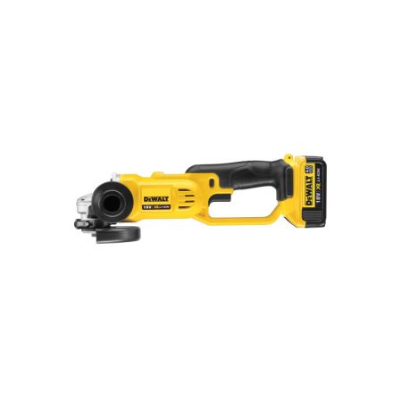Polizor unghiular cu acumulator DEWALT 125 mm 18 V (2 x 4,0 Ah baterie + încărcător + TSTAK) DCG412M2