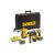 DEWALT Mașină de găurit cu acumulator 18 V fără perie de cărbune (2 x 9,0 Ah baterii + încărcător) DCH335X2