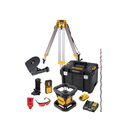 Set laser rotativ fără fir DEWALT 18 V DCK374D1R