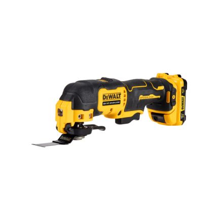DEWALT Mașină multifuncțională fără fir 12 V fără perie de cărbune (1 x baterie de 2,0 Ah + încărcător) DCS353D2