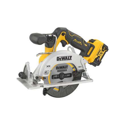 DEWALT Ferăstrău circular fără fir 18 V fără perie de cărbune (2 baterii de 5,0 Ah + încărcător) DCS512P2