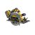 DEWALT Ferăstrău circular fără fir 18 V (2 x 6,0 Ah baterii + încărcător) DCS579T2